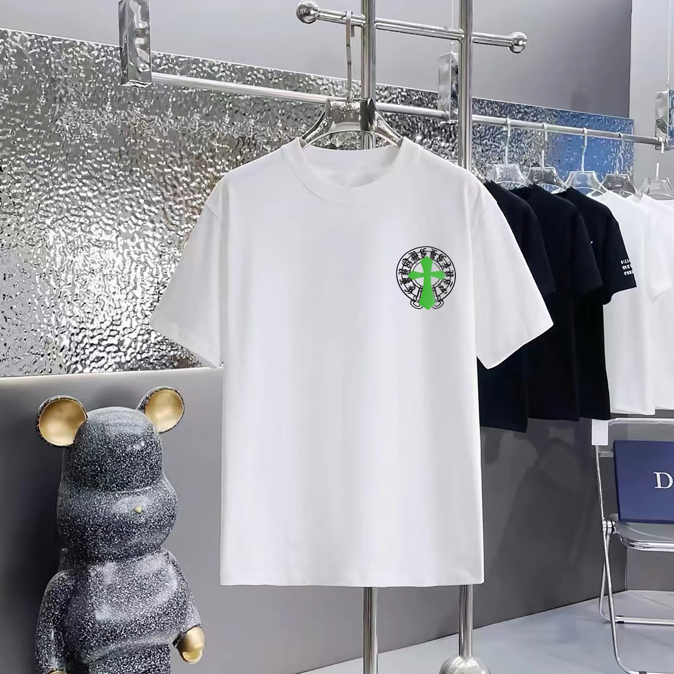 80 Chrome Hearts T 1:1 1×1 Same Style logo OS ：Black，White， ，Red， Gray Size：XS-L